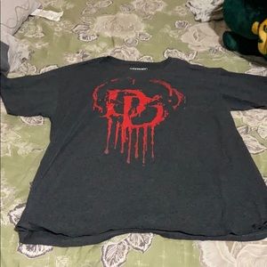 Daredevil Logo Marvel T-Shirt Size Large USED
